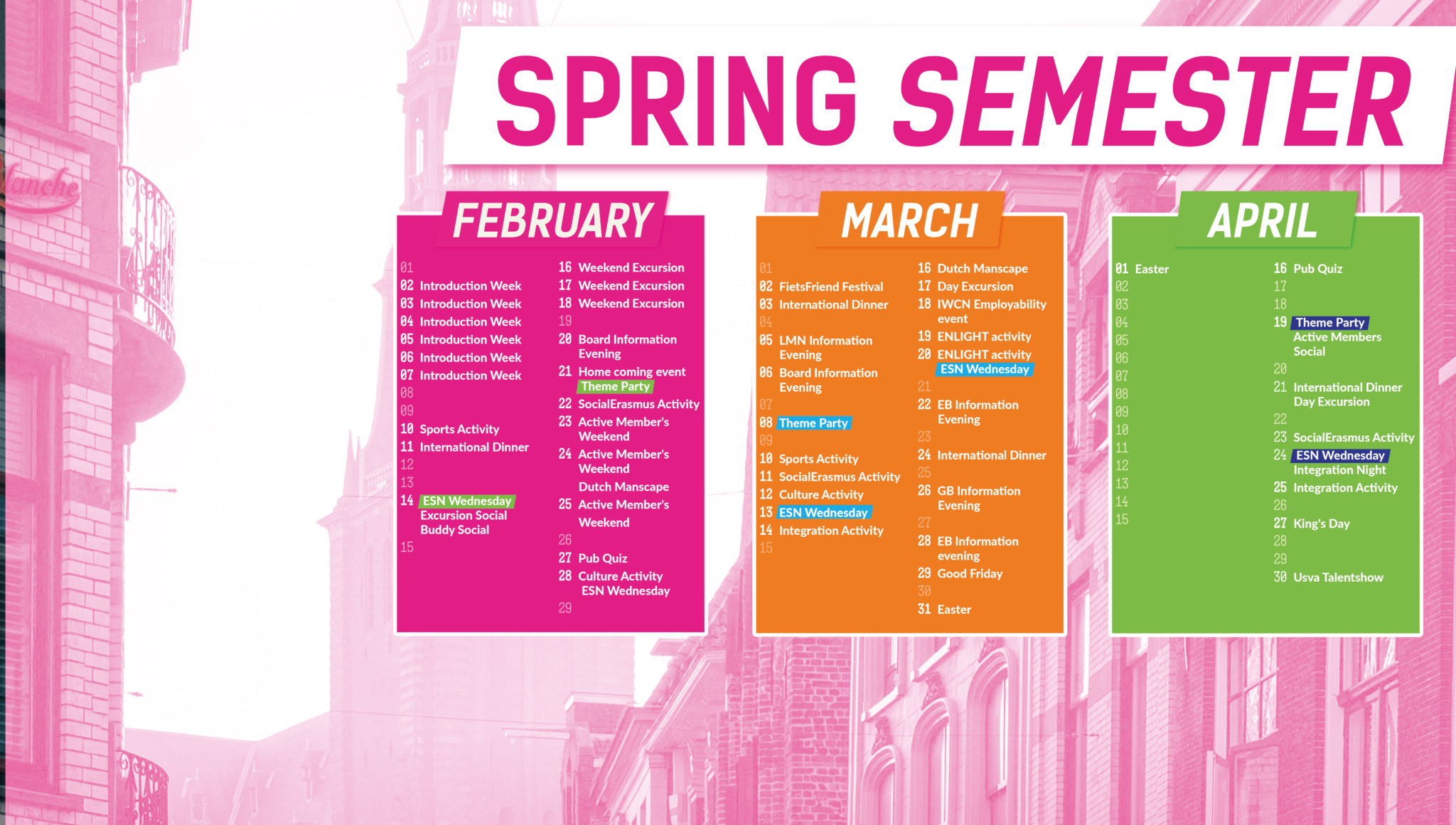 ESN Spring Semester 2024 ESN Groningen